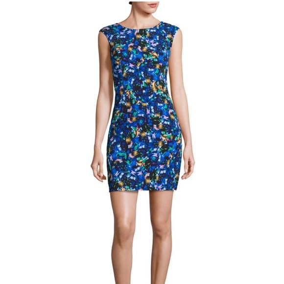 Milly Dresses & Skirts - Milly Jewel Print Sheath Dress